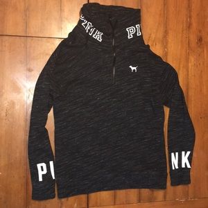 Turtle neck jacket from pink